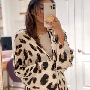 Leopard Print Cardigan